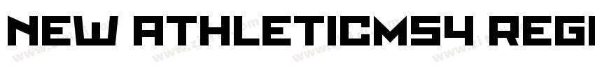 NEW ATHLETICM54 REGU字体转换